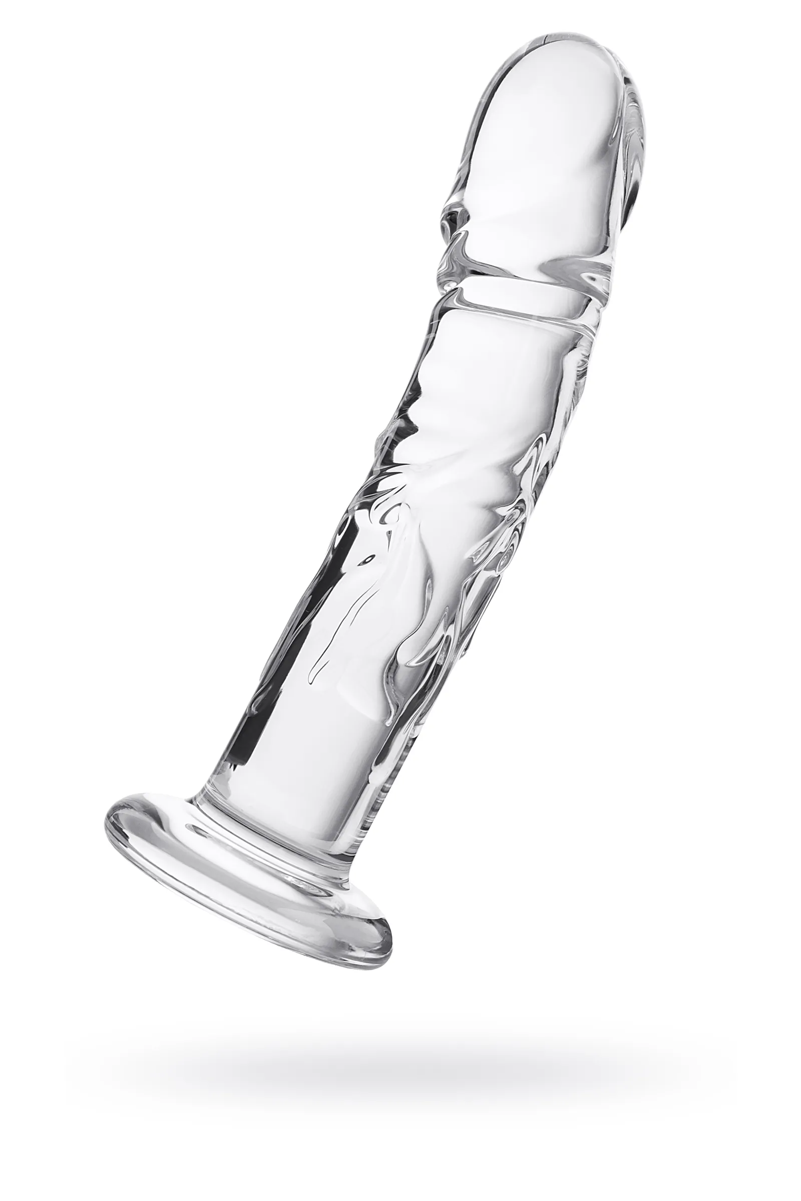 Фаллоимитатор Sexus Glass,стекло, прозрачный , 19,5 см