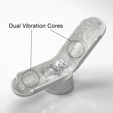 Мастурбатор нереалистичный Tenga Flip Zero Gravity белый,ТПЭ,17,8 см