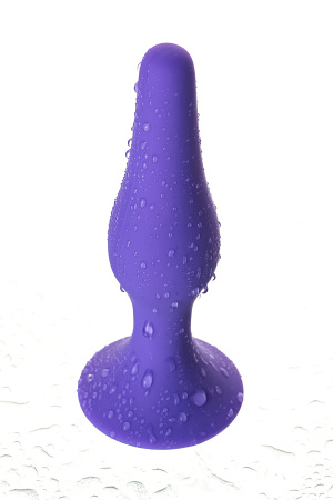 Втулка анальная TOYFA A-Toys, силикон, фиолетовая, 12,5 см