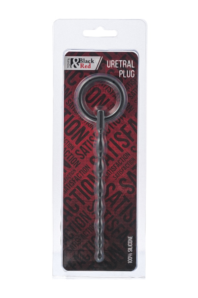 Уретральный плаг TOYFA Black&Red,